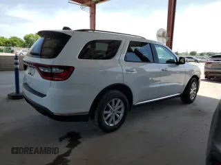2023 Dodge Durango SXT z VIN 1C4RDHAGXPC635242, wystawiony jako Copart lot #56583845 z przebiegiem 55 380 mil mil oraz Czysty tytuł • Clean title. Historia ofert i sprzedaży dostępna na DreamBid. Obrazek 3.