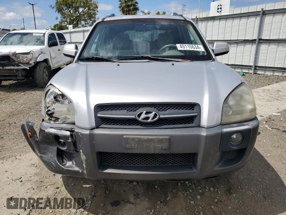 2005 Hyundai Tucson GLS with VIN KM8JN12DX5U079717, listed as a Copart auction lot 49110634 with 178,731 mi miles and Salvage Title. Bid and sale history available at carsss.com. Image 5.