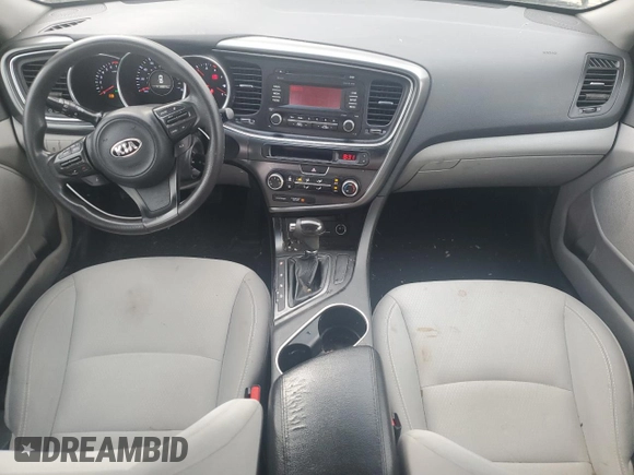 2014 Kia Optima LX with VIN 5XXGM4A74EG295356, listed as a Copart auction lot 50919795 with 183,274 mi miles and Salvage Title. Bid and sale history available at carsss.com. Image 8.