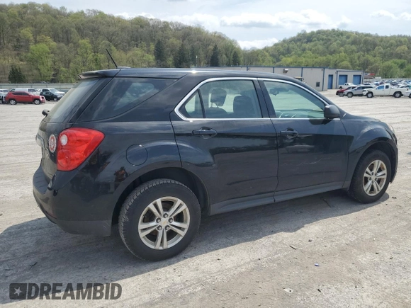 2015 Chevrolet Equinox LS with VIN 2GNALAEK8F1161809, listed as a Copart auction lot 55157065 with 98,760 mi miles and Clean Title. Bid and sale history available at DreamBid. Image 3.