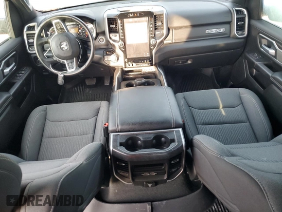 2022 Ram 1500 Big Horn with VIN 1C6SRFFM8NN281204, listed as a Copart auction lot 53854405 with 21,153 mi miles and Non Repairable. Bid and sale history available at carsss.com. Image 8.