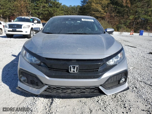 2019 Honda Civic Hatchback Sport with VIN SHHFK7G41KU208008, listed as a Copart auction lot 83690764 with 49,398 mi miles and Salvage Title. Bid and sale history available at carsss.com. Image 5.