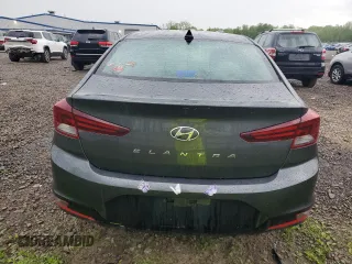 2020 Hyundai Elantra SEL with VIN 5NPD84LF0LH572596, listed as a Copart auction lot 57165155 with 97,216 mi miles and Salvage title. Bid and sale history available at DreamBid. Image 6.