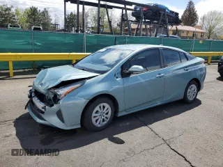 2016 Toyota Prius Two z VIN JTDKBRFU1G3008182, wystawiony jako Copart lot #55776995 z przebiegiem 69 605 mil mil oraz Szkoda całkowita • Salvage title. Historia ofert i sprzedaży dostępna na DreamBid. Obrazek 1.