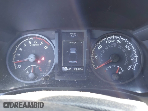 2020 Toyota Tacoma SR with VIN 3TYSX5EN3LT001848, listed as a IAAI auction lot 41650954 with 69,907 mi miles and . Bid and sale history available at DreamBid. Image 7.
