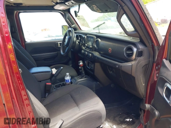2021 Jeep Wrangler Unlimited Willys with VIN 1C4HJXDG2MW847850, listed as a IAAI auction lot 42291545 with Not provided miles and . Bid and sale history available at DreamBid. Image 5.