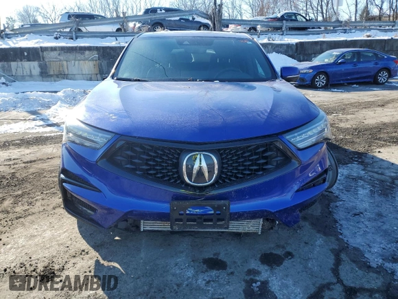 2019 Acura RDX w/A-Spec Pkg with VIN 5J8TC2H66KL014562, listed as a Copart auction lot 89372745 with 32,149 mi miles and Salvage title. Bid and sale history available at DreamBid. Image 5.