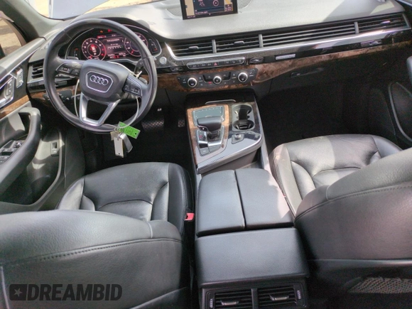 2017 Audi Q7 Premium Plus with VIN WA1LAAF74HD014776, listed as a Copart auction lot 57088365 with 152,853 mi miles and Salvage title. Bid and sale history available at DreamBid. Image 8.