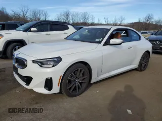 2024 BMW 2 Series 230i xDrive with VIN 3MW33CM05R8E02208, listed as a Copart auction lot 80850784 with 10,282 mi miles and Salvage title. Bid and sale history available at DreamBid. Image 1.