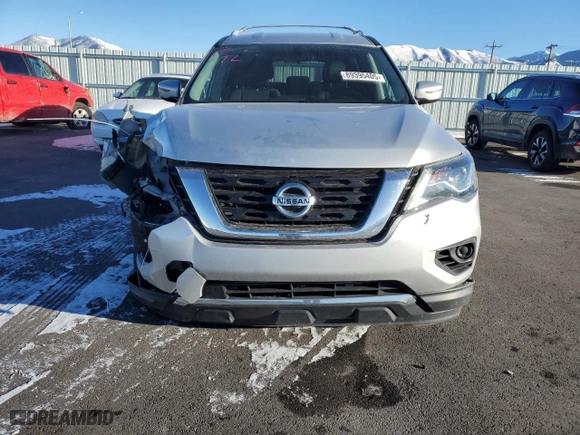 2017 Nissan Pathfinder S with VIN 5N1DR2MMXHC697957, listed as a Copart auction lot 89395405 with 79816 miles and Salvage Title. Bid and sale history available at carsss.com. Image 5.