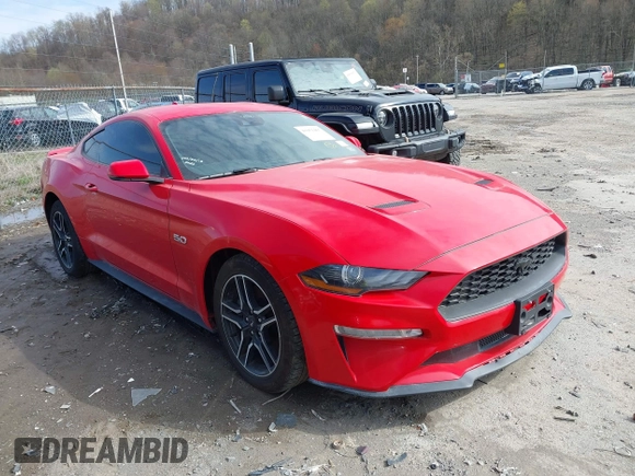 2022 Ford Mustang GT with VIN 1FA6P8CF5N5113642, listed as a IAAI auction lot 41951467 with 43,743 mi miles and . Bid and sale history available at DreamBid. Image 1.