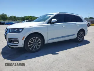 2017 Audi Q7 Premium Plus z VIN WA1LAAF77HD008549, wystawiony jako Copart lot #58007475 z przebiegiem 157 282 mil mil oraz Szkoda całkowita • Salvage title. Historia ofert i sprzedaży dostępna na DreamBid. Obrazek 1.