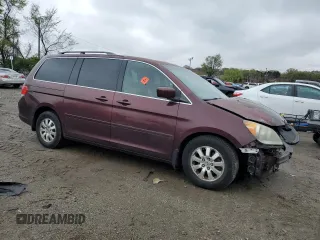 2008 Honda Odyssey EX-L with VIN 5FNRL38798B087573, listed as a Copart auction lot 51915525 with 0 mi miles and Salvage Title. Bid and sale history available at carsss.com. Image 4.