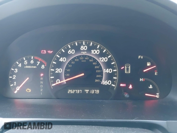 2005 Honda Odyssey EX-L with VIN 5FNRL38715B003399, listed as a IAAI auction lot 42589092 with 252,737 mi miles and . Bid and sale history available at DreamBid. Image 7.