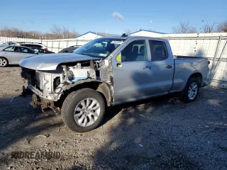 2019 Chevrolet Silverado 1500 Custom with VIN 1GCRYBEH2KZ266659, listed as a Copart auction lot 50684955 with 110,595 mi miles and Salvage Title. Bid and sale history available at DreamBid. Image 1.