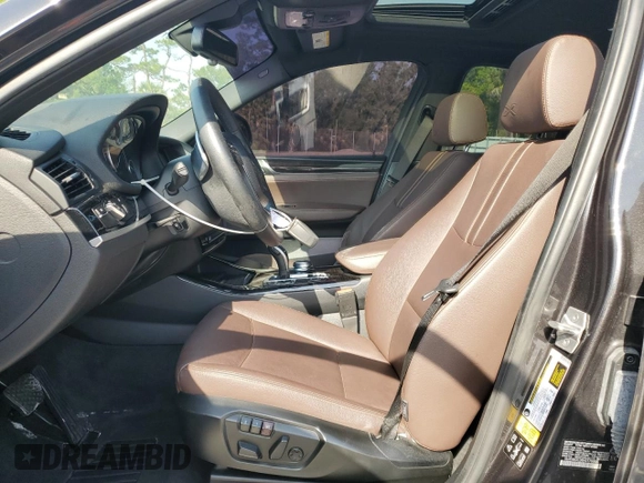 2017 BMW X4 xDrive28i with VIN 5UXXW3C36H0T79956, listed as a Copart auction lot 50156445 with 100,226 mi miles and Salvage title. Bid and sale history available at DreamBid. Image 7.