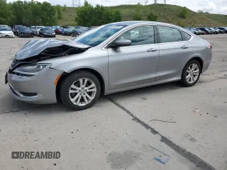 2015 Chrysler 200 Limited z VIN 1C3CCCAB8FN723908, wystawiony jako Copart lot #59016355 z przebiegiem 118 882 mil mil oraz Szkoda całkowita • Salvage title. Historia ofert i sprzedaży dostępna na DreamBid. Obrazek 1.