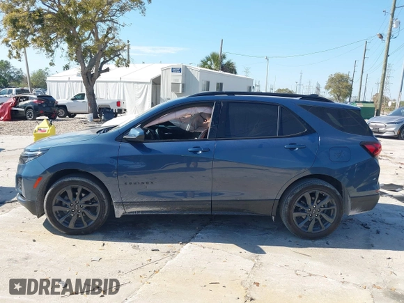 2024 Chevrolet Equinox RS with VIN 3GNAXMEG9RL181331, listed as a IAAI auction lot 41711779 with 15,405 mi miles and . Bid and sale history available at DreamBid. Image 14.
