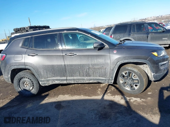 2017 Jeep Compass Trailhawk with VIN 3C4NJDDB8HT666169, listed as a IAAI auction lot 41434519 with 143,263 mi miles and . Bid and sale history available at DreamBid. Image 13.