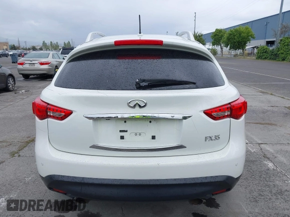 2012 Infiniti FX with VIN JN8AS1MUXCM122268, listed as a IAAI auction lot 42139233 with 158,338 mi miles. Bid and sale history available at carsss.com. Image 16.