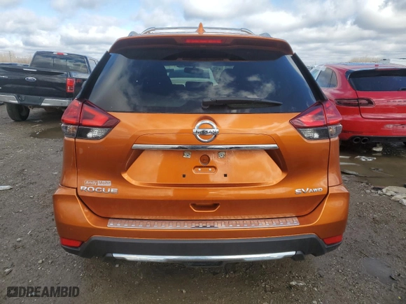 2017 Nissan Rogue SL with VIN 5N1AT2MV0HC751344, listed as a Copart auction lot 47810715 with 88,946 mi miles and Salvage Title. Bid and sale history available at carsss.com. Image 6.