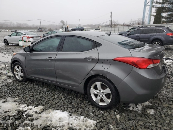 2013 Hyundai Elantra GLS with VIN 5NPDH4AE9DH161404, listed as a Copart auction lot 44457685 with 114,889 mi miles and Salvage Title. Bid and sale history available at carsss.com. Image 2.