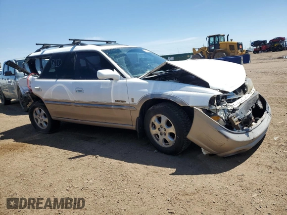 1999 Subaru Legacy Outback with VIN 4S3BG6855X7645042, listed as a Copart auction lot 55452095 with 159,874 mi miles and Salvage title. Bid and sale history available at DreamBid. Image 4.