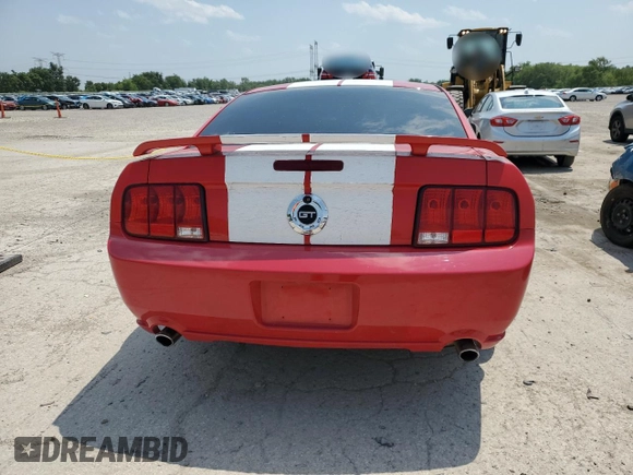 2008 Ford Mustang GT Deluxe с VIN 1ZVHT82H485102912, выставлен на аукционе Copart как лот 59882565 с пробегом 82 892 миль миль и Списание • Salvage title. История ставок и продаж доступна на DreamBid. Изображение 6.