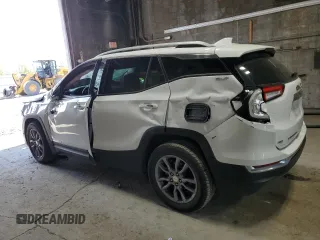 2022 GMC Terrain SLT with VIN 3GKALVEV0NL109666, listed as a Copart auction lot 57865495 with 75,738 mi miles and Salvage title. Bid and sale history available at DreamBid. Image 2.