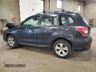 2015 Subaru Forester 2.5i with VIN JF2SJABC6FH838323, listed as a Copart auction lot 60143975 with 103,455 mi miles and Salvage title. Bid and sale history available at DreamBid. Image 2.
