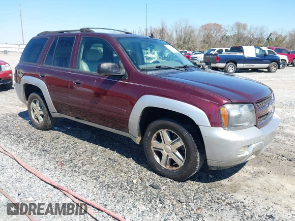 2006 Chevrolet TrailBlazer LT with VIN 1GNES13M262161488, listed as a IAAI auction lot 41774799 with 214,132 mi miles. Bid and sale history available at carsss.com. Image 1.