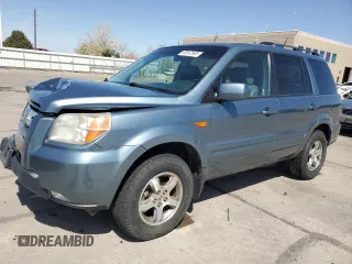 2007 Honda Pilot EX-L with VIN 2HKYF18737H522711, listed as a Copart auction lot 52812565 with 183,288 mi miles and Salvage Title. Bid and sale history available at DreamBid. Image 1.