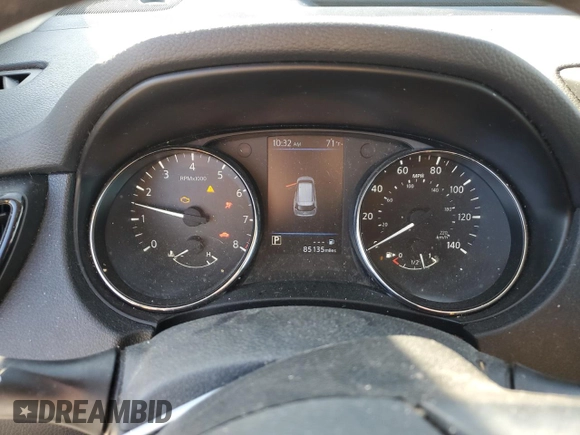 2020 Nissan Rogue SL with VIN 5N1AT2MT8LC807389, listed as a Copart auction lot 42538735 with 85,135 mi miles and Non Repairable. Bid and sale history available at DreamBid. Image 9.