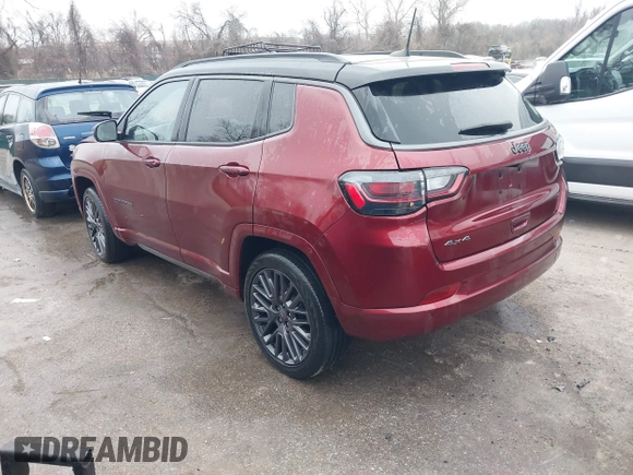 2022 Jeep Compass High Altitude with VIN 3C4NJDCB8NT157535, listed as a IAAI auction lot 41752395 with 30,464 mi miles and . Bid and sale history available at DreamBid. Image 3.