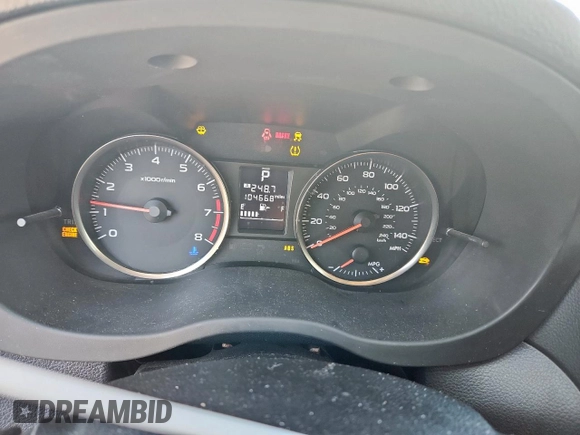 2016 Subaru Crosstrek Premium with VIN JF2GPABC1G8315300, listed as a Copart auction lot 60120335 with 104,668 mi miles and Salvage title. Bid and sale history available at DreamBid. Image 9.