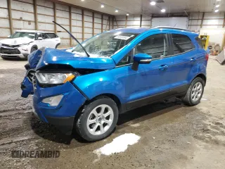2018 Ford EcoSport SE z VIN MAJ3P1TE5JC206152, wystawiony jako Copart lot #84509564 z przebiegiem 16 825 mil mil oraz Szkoda całkowita • Salvage title. Historia ofert i sprzedaży dostępna na DreamBid. Obrazek 1.