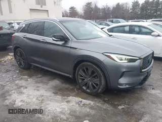2020 Infiniti QX50 ESSENTIAL with VIN 3PCAJ5M36LF109877, listed as a IAAI auction lot 41552926 with 62,486 mi miles. Bid and sale history available at carsss.com. Image 1.