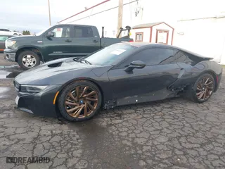 2016 BMW i8 with VIN WBY2Z2C50GV674856, listed as a IAAI auction lot 40862121 with 51,700 mi miles. Bid and sale history available at carsss.com. Image 6.