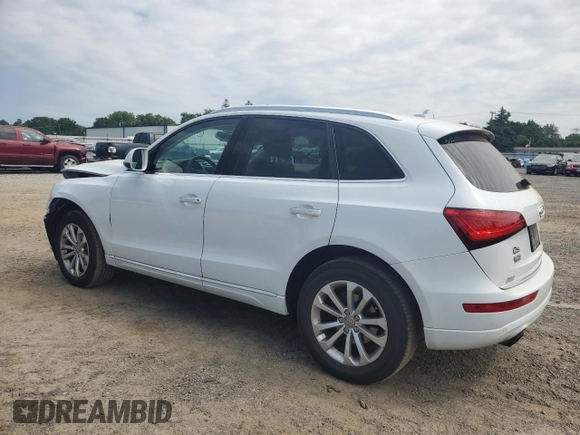 2016 Audi Q5 Premium Plus with VIN WA1L2AFPXGA127659, listed as a Copart auction lot 59369295 with 35,336 mi miles and Salvage title. Bid and sale history available at DreamBid. Image 2.