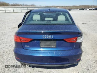 2015 Audi A3 1.8T Premium Plus with VIN WAUCCGFF9F1070198, listed as a Copart auction lot 50190395 with 0 mi miles and Salvage Title. Bid and sale history available at carsss.com. Image 6.
