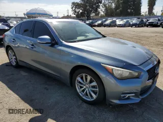 2017 Infiniti Q50 3.0t Premium with VIN JN1EV7AP7HM736808, listed as a Copart auction lot 49409185 with 135,802 mi miles and Salvage Title. Bid and sale history available at carsss.com. Image 4.
