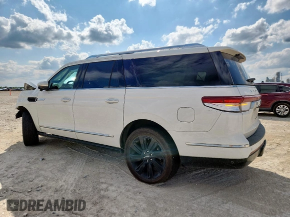 2022 Lincoln Navigator Reserve с VIN 5LMJJ3KT9NEL01203, выставлен на аукционе Copart как лот 60660935 с пробегом 55 812 миль миль и Списание • Salvage title. История ставок и продаж доступна на DreamBid. Изображение 2.