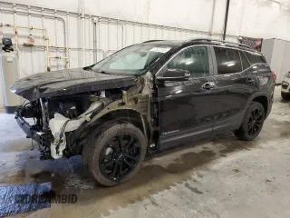 2022 GMC Terrain SLE with VIN 3GKALTEV3NL104367, listed as a Copart auction lot 62502515 with 55,180 mi miles and Salvage title. Bid and sale history available at DreamBid. Image 1.