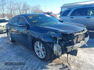 2009 Nissan Maxima SV with VIN 1N4AA51E59C810394, listed as a IAAI auction lot 41346837 with 180,043 mi miles and . Bid and sale history available at DreamBid. Image 1.