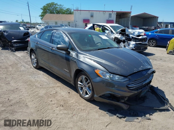 2018 Ford Fusion Hybrid S with VIN 3FA6P0UU3JR122443, listed as a IAAI auction lot 41898129 with 119,873 mi miles. Bid and sale history available at carsss.com. Image 1.