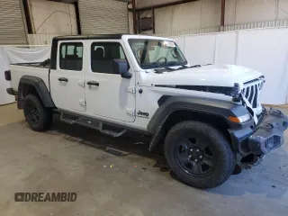 2022 Jeep Gladiator Sport S with VIN 1C6JJTAG9NL176055, listed as a Copart auction lot 83069084 with 53,752 mi miles and Salvage title. Bid and sale history available at DreamBid. Image 4.