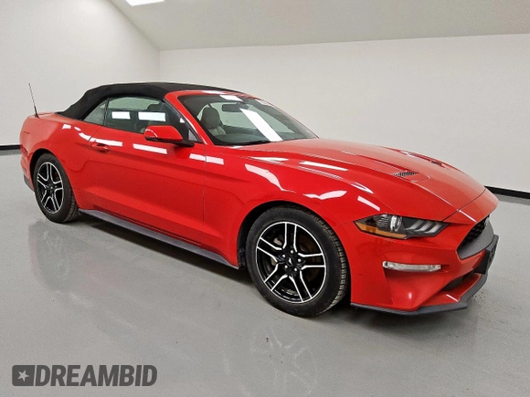 2018 Ford Mustang EcoBoost Premium with VIN 1FATP8UH4J5138674, listed as a Copart auction lot 60209075 with 107,625 mi miles and Clean title. Bid and sale history available at DreamBid. Image 4.