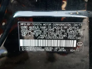 2014 Lexus IS 250 with VIN JTHBF1D25E5005468, listed as a Copart auction lot 85463284 with 149,477 mi miles and Salvage Title. Bid and sale history available at carsss.com. Image 12.