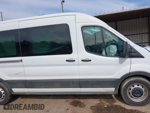 2020 Ford Transit Passenger XL with VIN 1FBAX2C83LKB73618, listed as a IAAI auction lot 41454898 with 46,327 mi miles and . Bid and sale history available at DreamBid. Image 14.