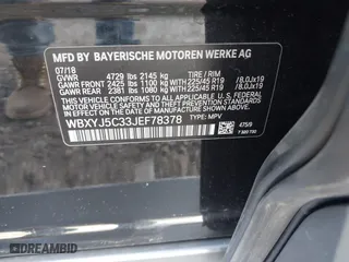 2018 BMW X2 xDrive28i with VIN WBXYJ5C33JEF78378, listed as a IAAI auction lot 40577868 with 45,592 mi miles. Bid and sale history available at carsss.com. Image 9.